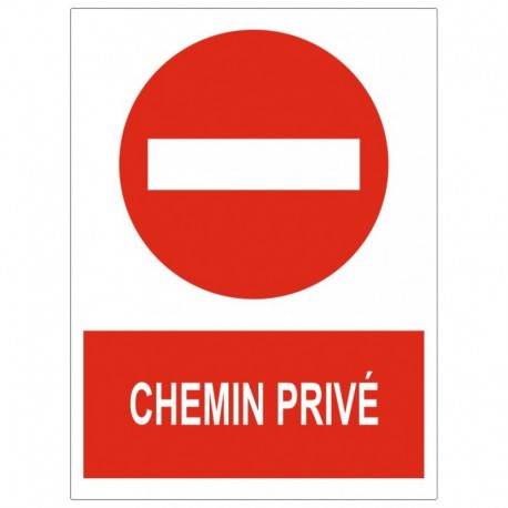Panneau attetion au chien propriete privée