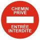 Panneau picto chemin privé
