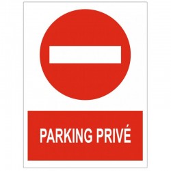 Panneau chemin privé interdit sauf vehicule secours