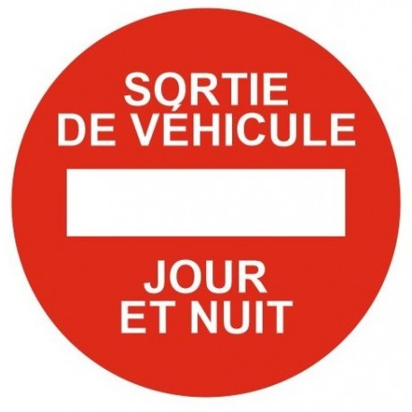 sigle Panneau stationnement réservé aux residents