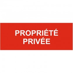 Panneau voie privée sans issue