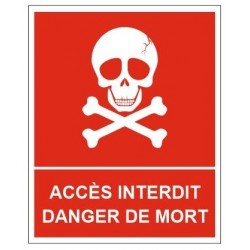 Picto Panneau accés interdit aux personnes non autorisées