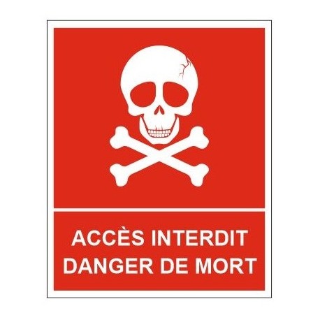 Picto Panneau accés interdit aux personnes non autorisées