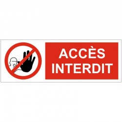 Picto accés interdit