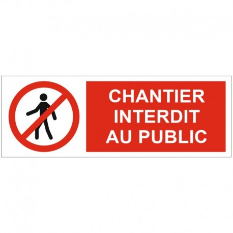 Panneau accés réservé