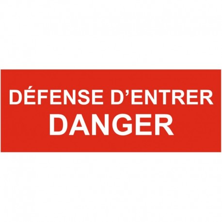 Autocollant chantier interdit pictogramme
