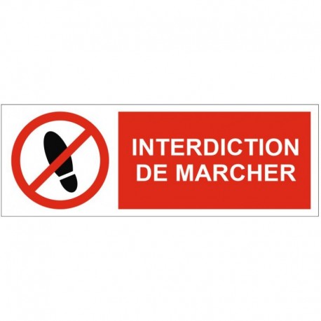 Panneau interdit au public