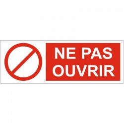 Panneau interdit au public logo