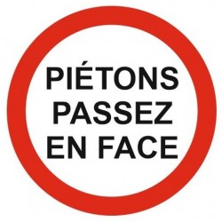 Panneau passage privé sans picto