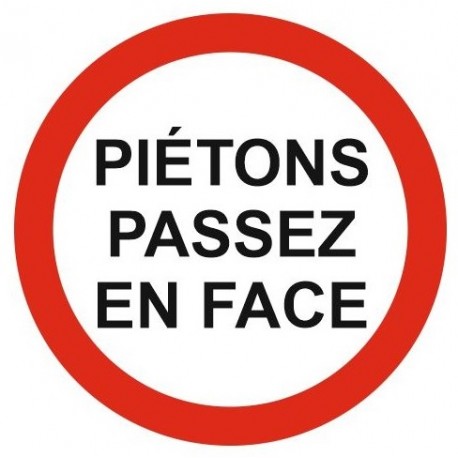 Panneau passage privé sans picto