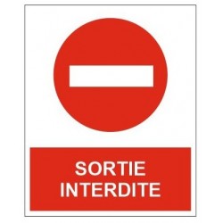 Autocollant propriete privée entrée interdit