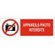 Pencarte photo interdit