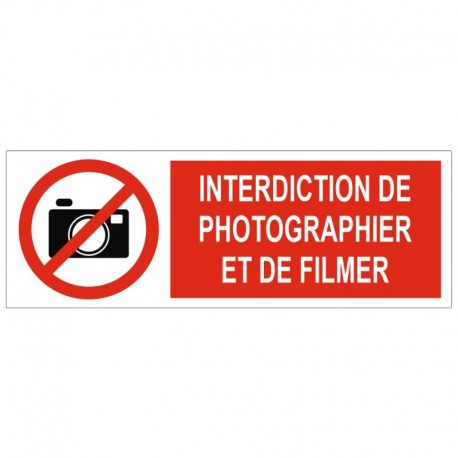 Pencarte photo interdit avec picto