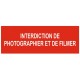 Panneau interdit photos et videos
