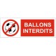 Affiche interdit de toucher