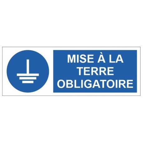 Panneau mettre protection avant mise en marche