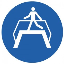 Pictogramme prenez la rampe