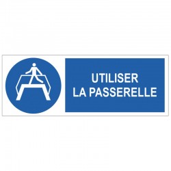 Pictogramme prenez la rampe