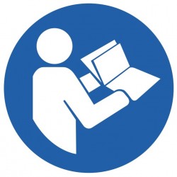 Pictogramme lire la notice obligatoire