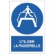 Autocollant utiliser la passerelle