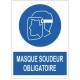 Panneau masque de protection obligatoire