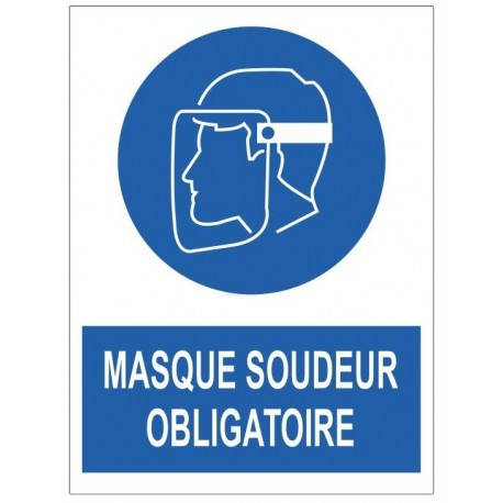 Panneau masque de protection obligatoire