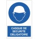 Picto casque de protection obligatoire