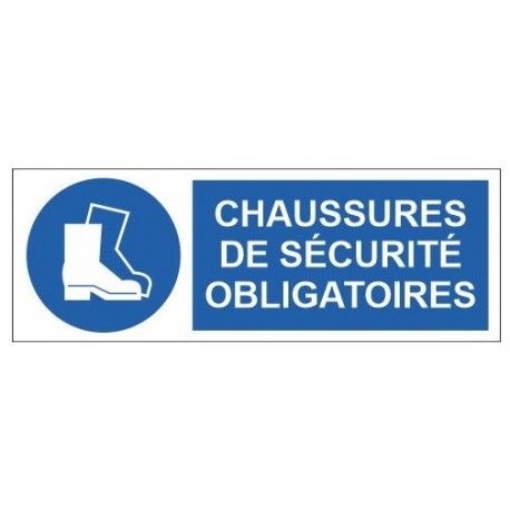 Autocollant chaussures de securite nettoyees