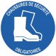 Pictogramme chaussures de securite obligatoire