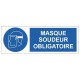 Autocollant port du masque recommandé