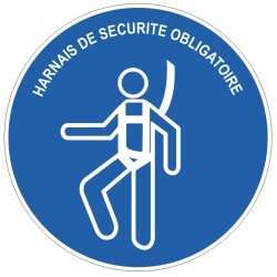 Pictogramme harnais obligatoire