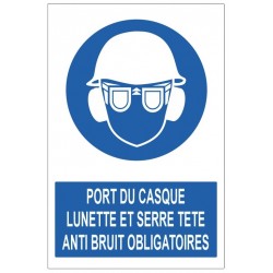 Autocollant bonne de protection obligatoire