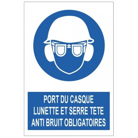 Autocollant bonne de protection obligatoire