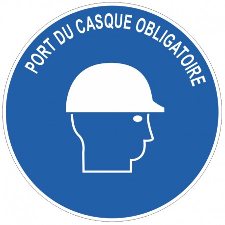 Autocollant port du casque lunette et serre tete anti bruit