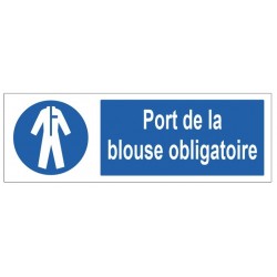 Pictogramme port de la blouse obligatoire