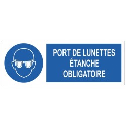 Panneau port de la blouse obligatoire
