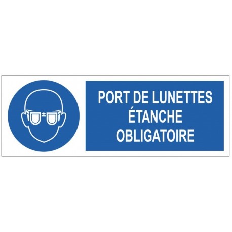 Panneau port de la blouse obligatoire