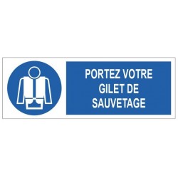Pencarte port de lunette etanche obligatoire