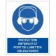 Autocollant protection des oreilles