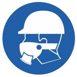 Autocollant protection des voies respiratoires obligatoire