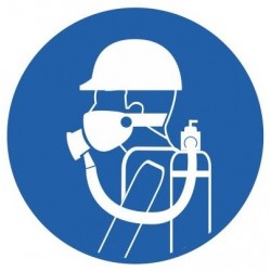 Autocollant protection des voies respiratoires et casque