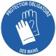 Autocollant protection obligatoire de l'ouie