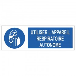 Autocollant utiliser l'appareil respiratoire autonome