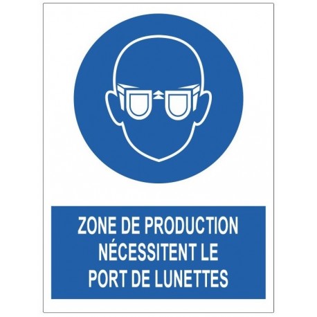 Autocollant zone de bruit port du vasque obligatoire