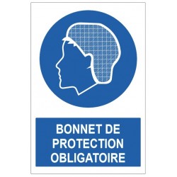 Autocollant blouse de protection obligatoire