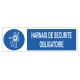 Autocollant gants de protection obligatoire