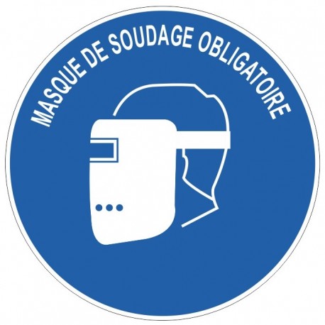 Autocollant harnais de securite obligatoire