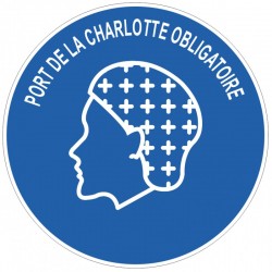 Autocollant masque de soudage obligatoire