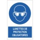 Pencarte lunette de protection obligatoire