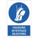 Panneau chaussures antistatiques obligatoires